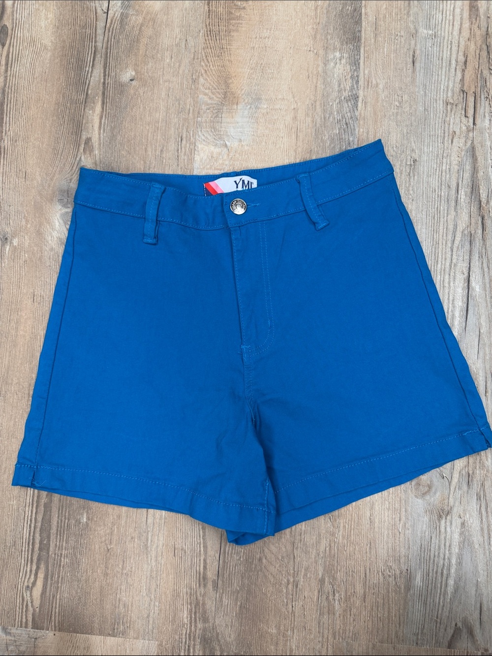 YMI Bright Blue High-Rise Women's Shorts